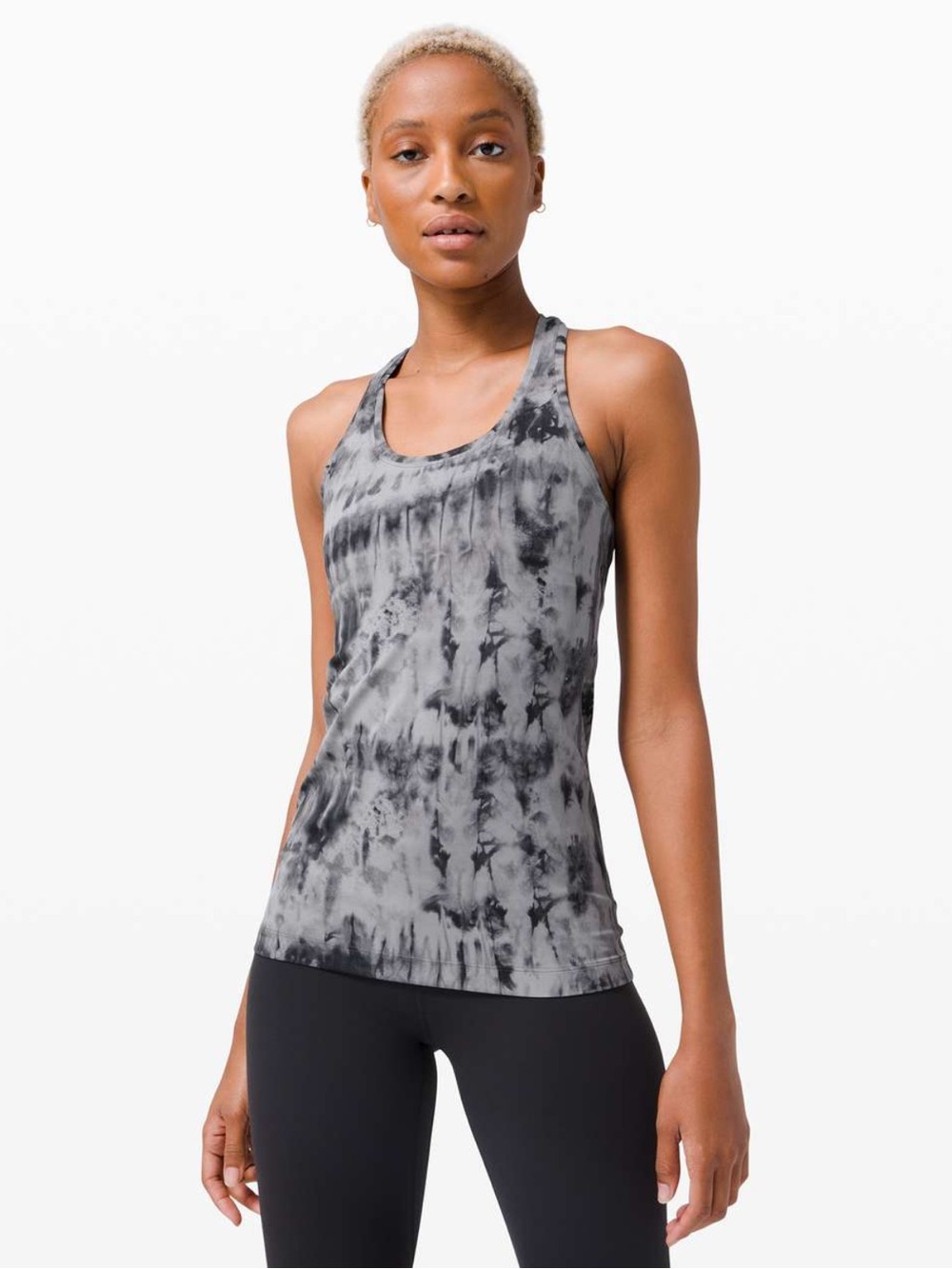 Lululemon Cool Racerback II Nulu Game Day Dark Chrome Black Multi